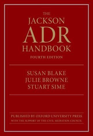 The Jackson ADR Handbook 4ed