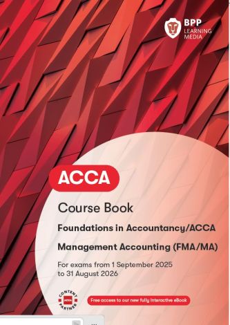 Management Accounting/FMA - 2025/26 - Course Book      