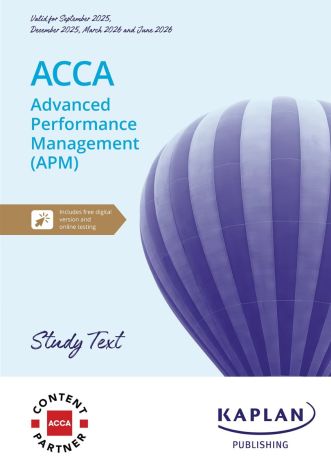 ACCA (APM) Advanced Performance Management Study Text 2025/26 eBook         