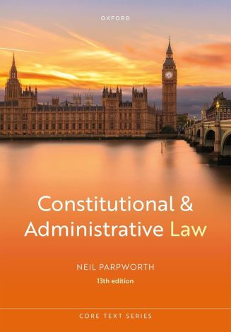 Constitutional and Administrative Law 13th ed        