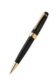 Matte 23K Gold Electroplated/ Black Ballpoint