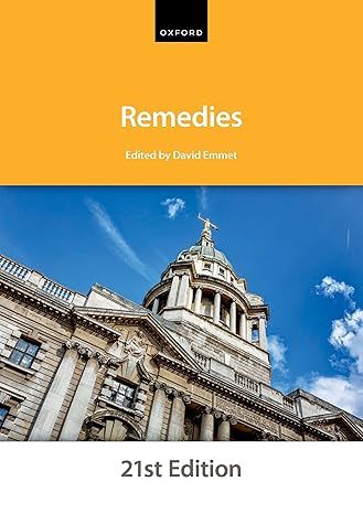 Bar Manual Remedies 21e    