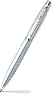 Sheaffer® 100 Brushed Chrome w/ Chrome Trim Ballpoint Pen