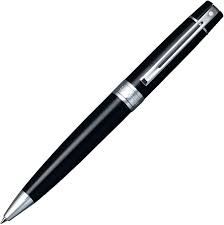 Sheaffer® 300 Black & Chrome Ballpoint Pen