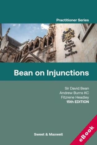 Bean on Injunctions 15th edition eBook