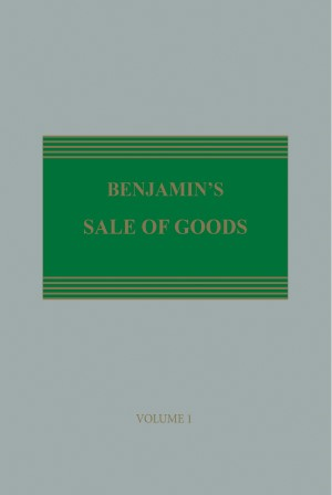Benjamin's Sale of Goods + Supplement 12e 