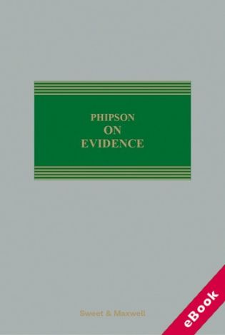 Phipson on Evidence 21st Edition eBook