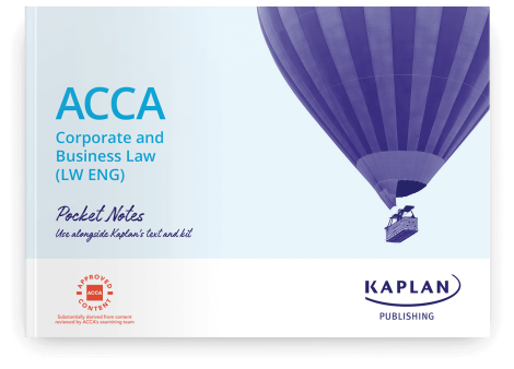 ACCA LW Corporate and Business Law (ENG) - 2025/26 - Pocket Notes       