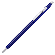 Classic Century Blue Lacquer w/ Chrome Appointments Ballpoint Pen