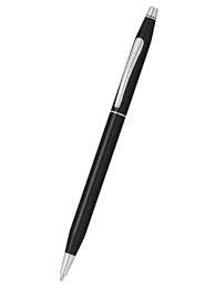 Classic Century Black Lacquer w/ Chrome Appointments Ballpoint Pen