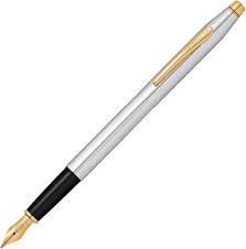 Classic Century Medalist Chrome  W/23KT Gold Plated Appointments & 23KT Fine Nib Fountain