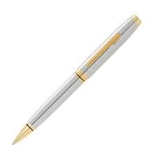 Coventry Chrome With Gold Appointments Ballpoint Pen