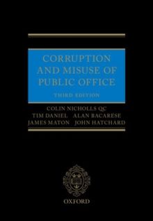Corruption and Misuse of Public Office