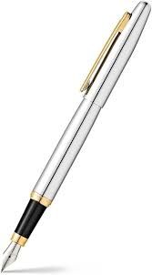 Sheaffer® VFM Chrome With Gold-Tone Medium Nib Fountain Pen 