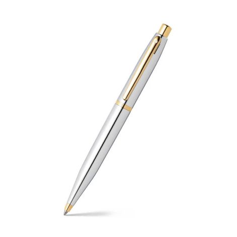 Sheaffer® VFM Chrome W/ Gold Tone Ballpoint Pen
